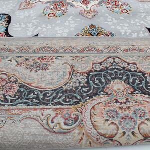 Perzsa szőnyeg szürke Tabriz 80x120 prémium perzsa gépi szőnyeg akrilból