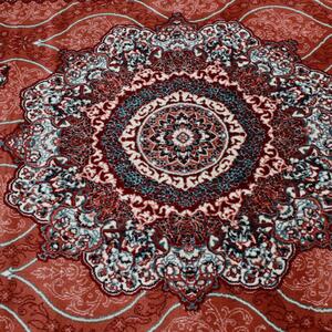 Gépi perzsa szőnyeg rózsaszín Tabriz 200x300 klasszikus nappali szőnyeg