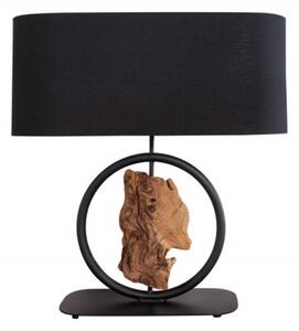 Elements asztali lámpa 58 cm fekete-barna