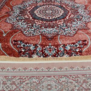 Gépi perzsa szőnyeg rózsaszín Tabriz 200x300 klasszikus nappali szőnyeg