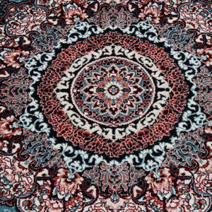 Gépi perzsa szőnyeg türkiz kék Tabriz 200x300 klasszikus nappali szőnyeg