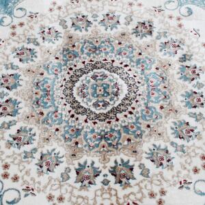 Gépi perzsa szőnyeg kék Isfahan 140x200 klasszikus nappali szőnyeg