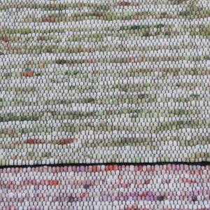 Vastag gyapjú szőnyeg Rustic 61x116 szövött modern szőnyeg