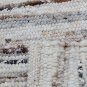 Vastag szőnyeg gyapjúból Rustic 64x130 szövött modern gyapjú szőnyeg