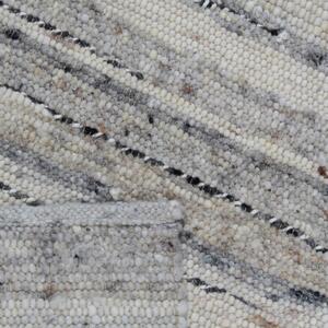 Vastag gyapjú szőnyeg Rustic 170x232 kézi és gépi szövésű gyapjú szőnyeg