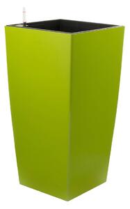 G21 önöntöző kaspó Linea 76 cm, zöld