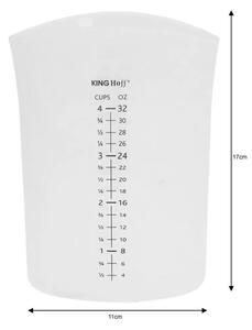 Kinghoff szilikon mérőpohár 1000 ml (KH-4664)