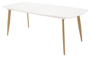 Polar étkezőasztal 240x100 cm (fehér/natúr)