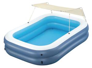 Bestway családi felfújható medence mozgatható tetővel 254x178x140 cm