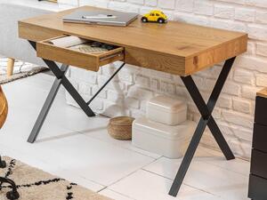 Studio irodai asztal 110 cm barna
