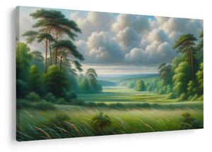 Kép - Zöld táj (90x60 cm)