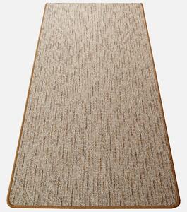 Szegett szőnyeg 70x400 cm – Beige-barna színben vonalas mintával