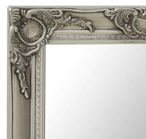 VidaXL ezüstszínű barokk stílusú fali tükör 50 x 120 cm