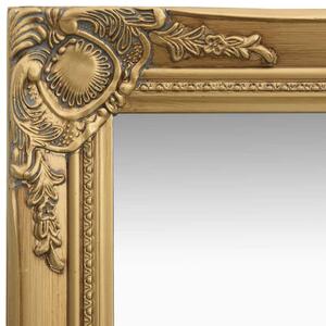 VidaXL aranyszínű barokk stílusú fali tükör 40 x 40 cm