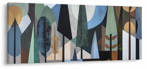 Kép - Természetes geometriai absztrakció II. (120x50 cm)