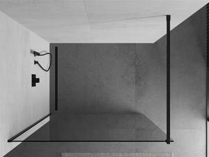 Mexen Walk-in zuhanyfal - fekete profil - 120 cm (850-120-000-70-00)
