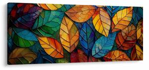 Kép - Levélmozaik (120x50 cm)