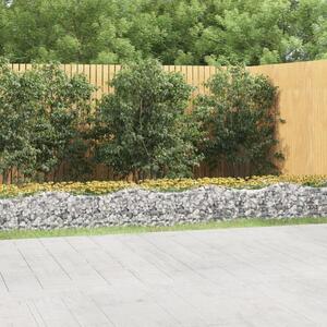 Íves horganyzott vas gabion magaságyás 800x100x50 cm