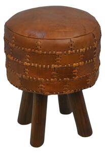 Art of Nature Vintage Cognac marhabőr szék, ⌀ 33 cm - HSM collection