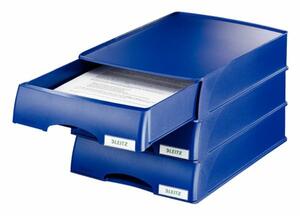Irattároló, műanyag, 1 fiókos, LEITZ Plus, kék (E52100035)