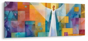 Kép - Geometrikus angyal (120x50 cm)