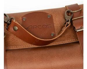 ARCOS késtartó táska, kézzel készített, valódi bőr - 5 késnek