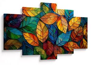 Kép - Levélmozaik (150x105 cm)