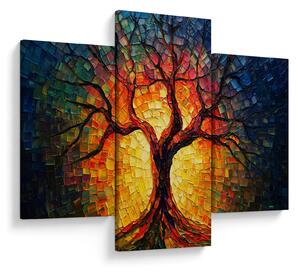Kép - Az élet fája mozaikban (90x60 cm)