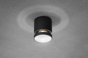 Lámpa Mennyezeti lámpatest RIVEN, aluminium, 102x120, IP54, MAX.35W, kör, grafit