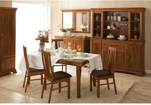 Étkezőasztal, széthúzható, samoa king, 160-203x90x82 cm, KORA