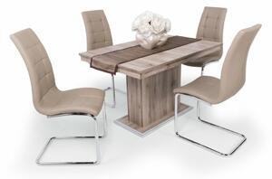 Flóra asztal Emma székekkel | 4 személyes étkezőgarnitúra