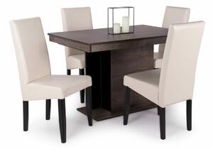 Debora asztal Berta székekkel | 4 személyes étkezőgarnitúra