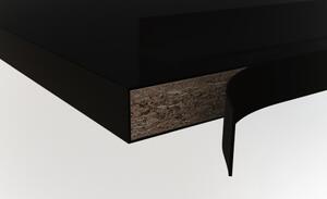 Venezia Concept C62 nappali faliszekrény sor - 273 x 200 cm (magasfényű fekete)