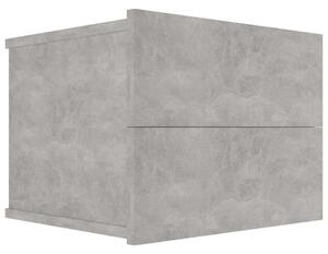 VidaXL betonszürke forgácslap éjjeliszekrény 40 x 30 x 30 cm