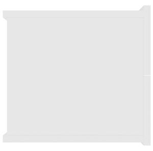 VidaXL fehér forgácslap éjjeliszekrény 40 x 30 x 30 cm
