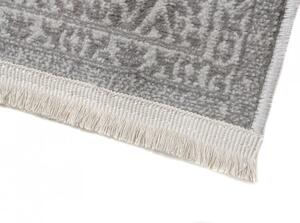PALERMO Exkluzív mintás szőnyeg fehér-szürke Szélesség: 80 cm | Hossz: 150 cm