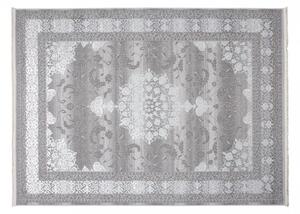 PALERMO Exkluzív mintás szőnyeg fehér-szürke Szélesség: 120 cm | Hossz: 170 cm