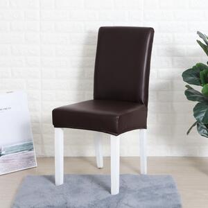 Vízálló műbőr székhuzat teljes székre (kávébarna)