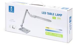 LED asztali lámpa lakk fekete 9W érintős-fényerő és színhőmérséklet szabályzós