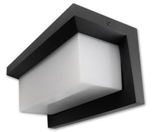 LED Lagos 12W-os natúr fehér, fekete oldalfali lámpa