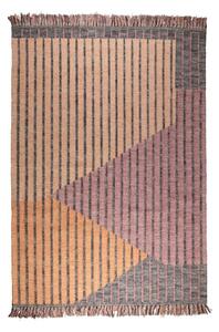 Rózsaszín-barackszínű pamut szőnyeg 160x230 cm Hampton – Dutchbone