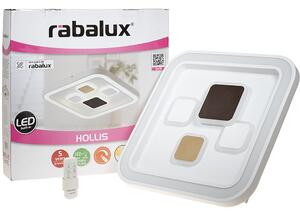 Rábalux 6475 Hollis Dim mennyezeti LED lámpa távirányítóval 40W 3000-6000K 2400lm 48x48cm