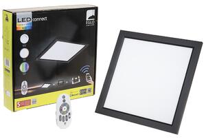 Eglo 99415 Salobrena-C szabályozható mennyezeti RGBW LED panel távirányítóval, 30x30 cm, fekete-fehér