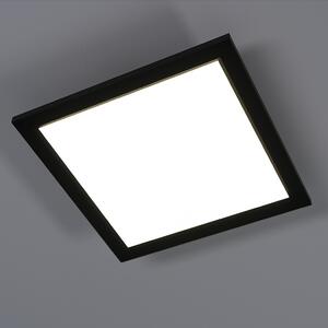 Eglo Salobrena-C szabályozható mennyezeti RGBW LED panel távirányítóval, 30x30 cm, fekete-fehér