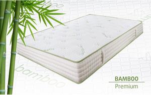 Green Future Premium Bamboo Memory Latex Pocket ortopéd matrac 140x200 cm, 7 zónás, táskarugós, memóriahabos, latex, közepes, 26 cm, anatómikus, antiallergén huzattal