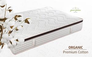 Green Future Perugia Organic Cotton Pocket Memory ortopéd matrac 180x200 cm, 7 zónás, táskarugós, memóriahabos, közepes, 30 cm, anatómikus, antiallergén huzattal