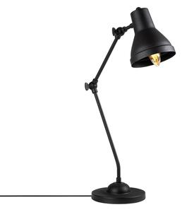Mixed - 11510 Enteriőr dizájn Asztali lámpa Fekete Arany 16x27x55 cm
