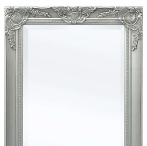 VidaXL Barokk stílusú fali tükör 100x50 cm ezüst