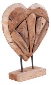 Almada szív alakú dekoráció