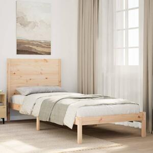 Tömör fa extra hosszú ágykeret matrac nélkül 90 x 210 cm
